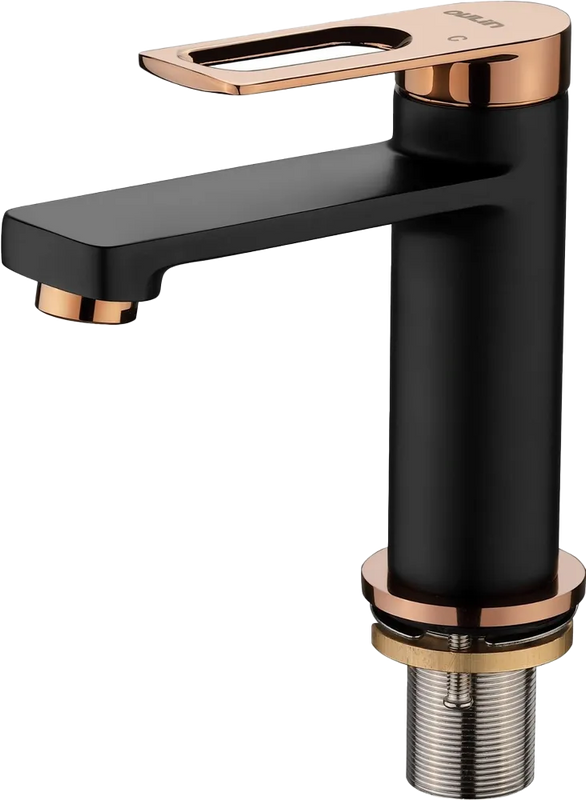 Смеситель Oulin Bath OL-T9503, черный, медь
