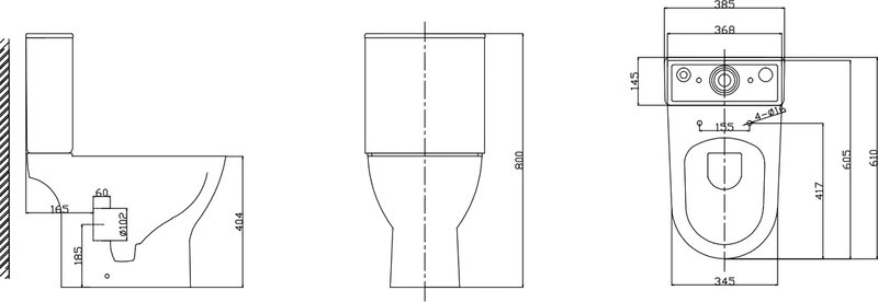 Унитаз-компакт напольный Grossberg GS GS-45R