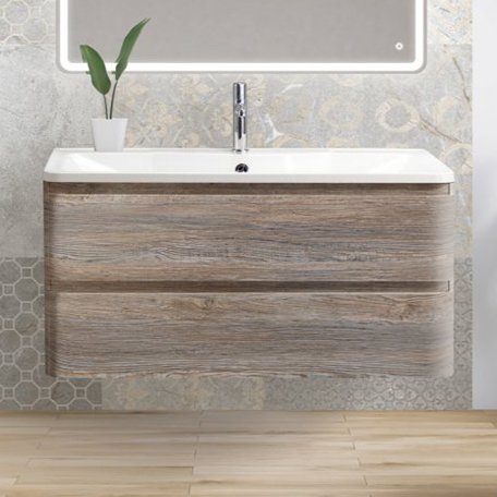 Тумба под раковину без столешницы BelBagno Albano 100 подвесная, pino scania