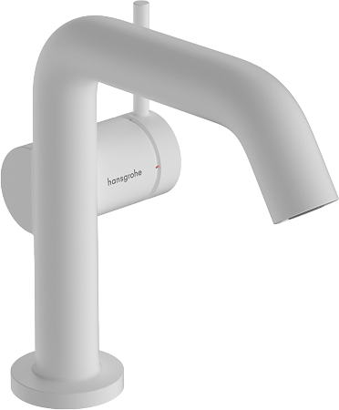 Смеситель для раковины Hansgrohe Tecturis S Fine 110 CoolStart 73320700, матовый белый