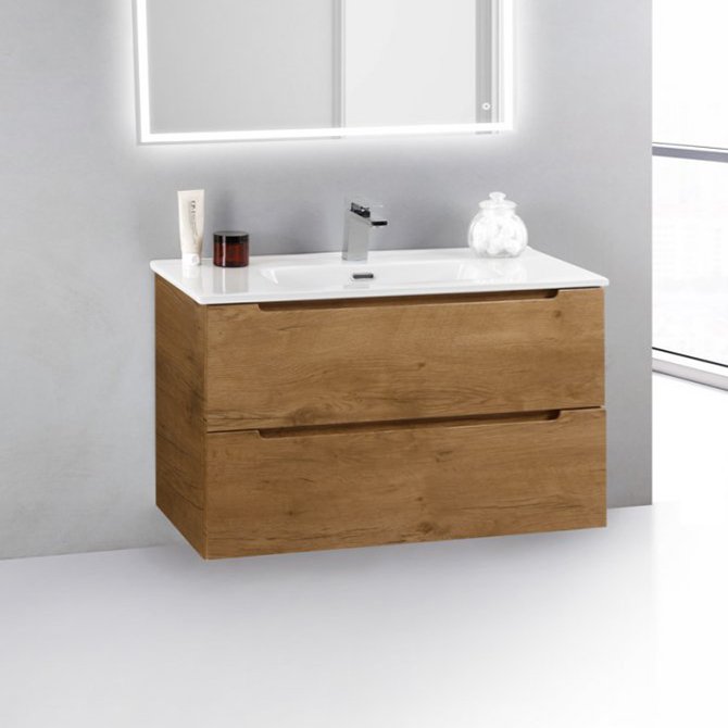Тумба под раковину без столешницы BelBagno Etna 39 70 rovere  nature