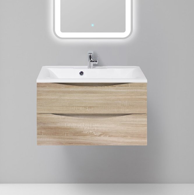 Тумба под раковину без столешницы BelBagno Marino 80 rovere bianco
