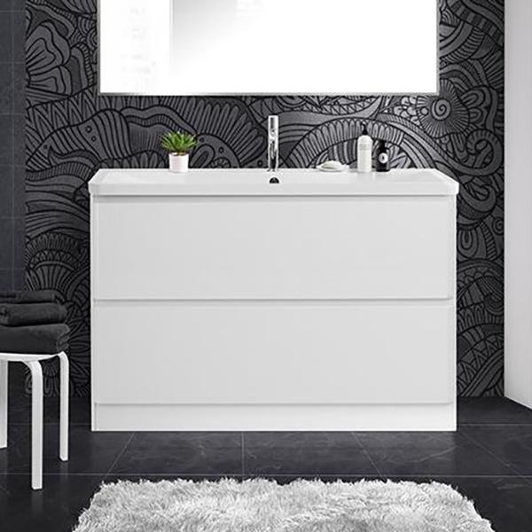 Тумба под раковину без столешницы BelBagno Albano 120 напольная, bianco lucido