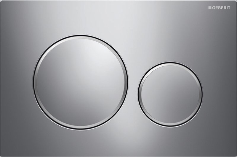 Кнопка смыва для унитаза Geberit Sigma 20 115.882.KH.1 пластик, цвет хром