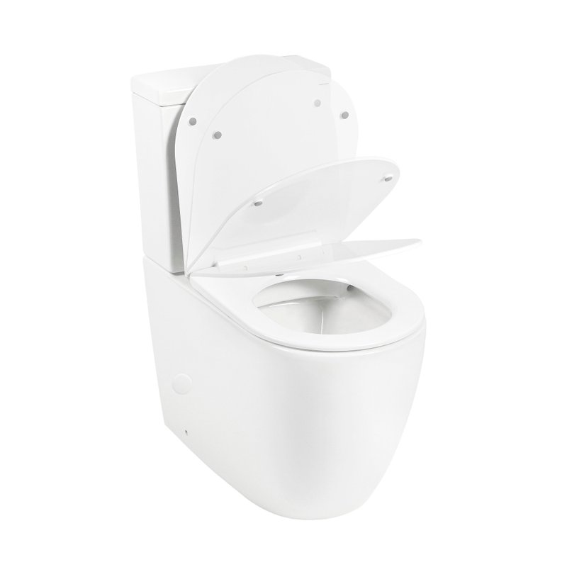 Унитаз-компакт напольный Royce Pro RCT-130516WH, безободковый, с микролифтом