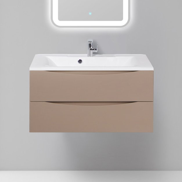 Тумба под раковину без столешницы BelBagno Marino 90 capucino lucido
