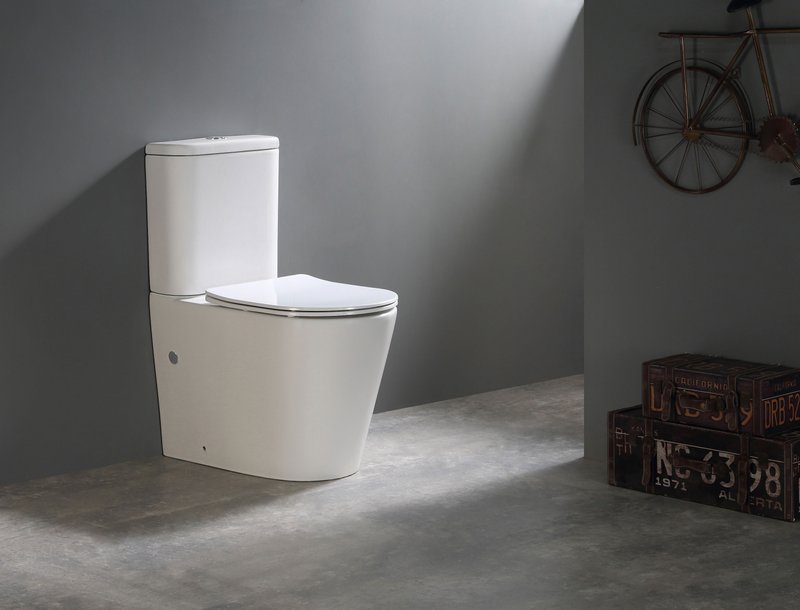 Унитаз-компакт напольный SantiLine SL-5026, белый