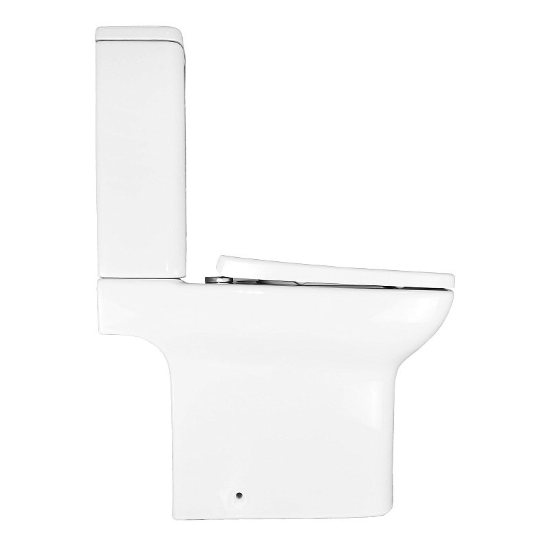 Унитаз-компакт напольный AZARIO Alba AZ-8323 GB, глянцевый белый