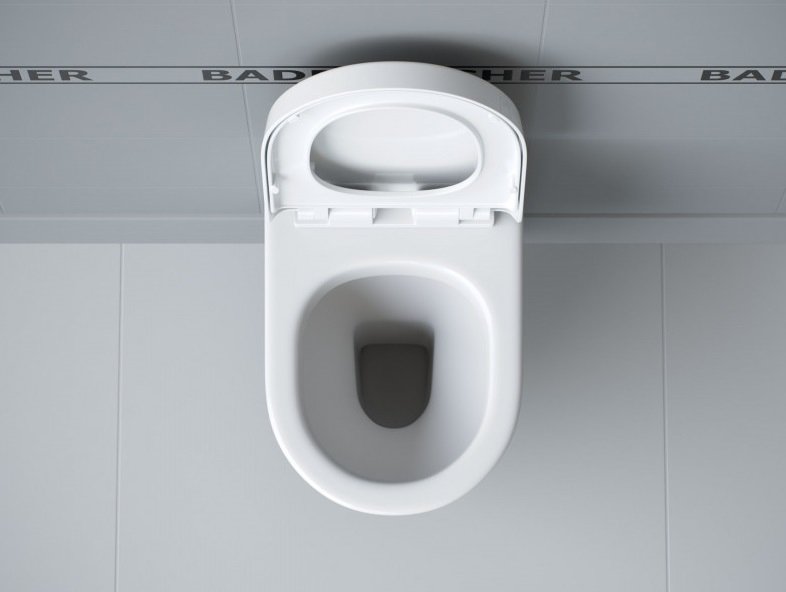 Детский унитаз подвесной Badenbecher T05W, белый