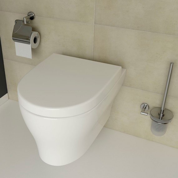Крышка-сиденье VitrA Sento с микролифтом, петли хром