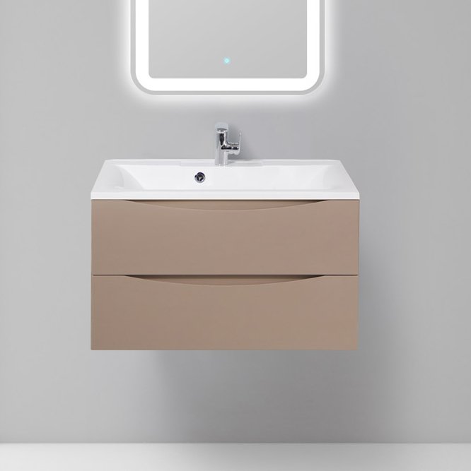 Тумба под раковину без столешницы BelBagno Marino 80 capucino lucido