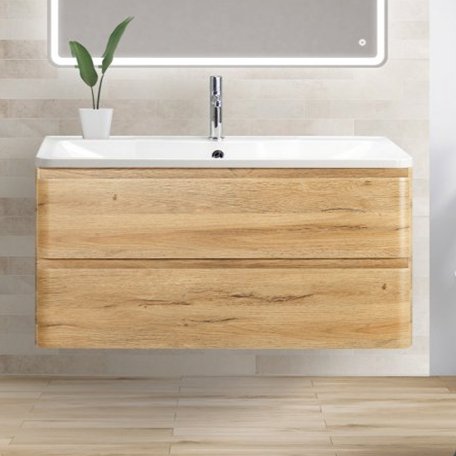 Тумба под раковину без столешницы BelBagno Albano 100 подвесная, rovere rustico
