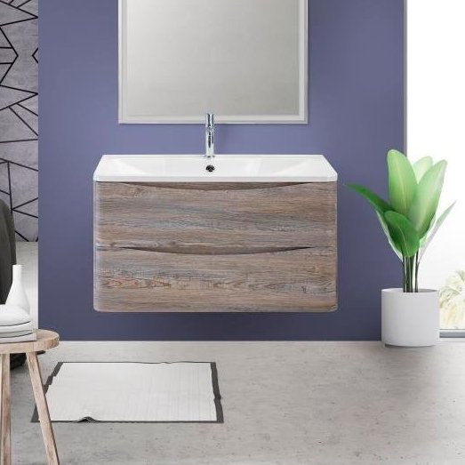 Тумба под раковину без столешницы BelBagno Acqua 100 подвесная, pino scania