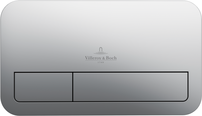 Кнопка смыва для унитаза Villeroy & Boch Viconnect 9224 9069 пластик, цвет матовый хром