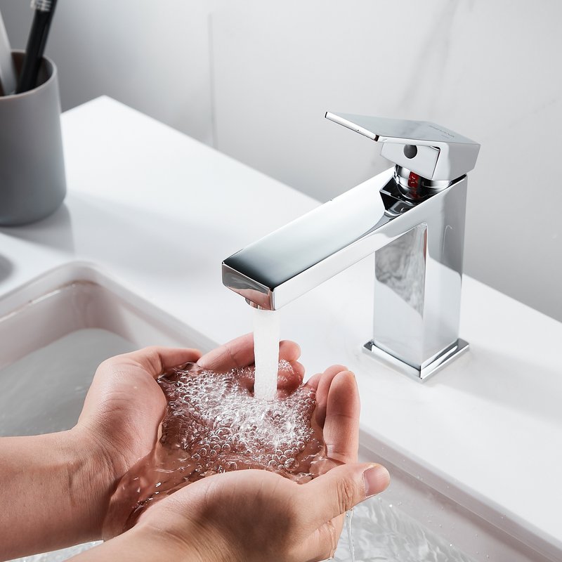 Смеситель для раковины Shevanik S96 S9601, хром