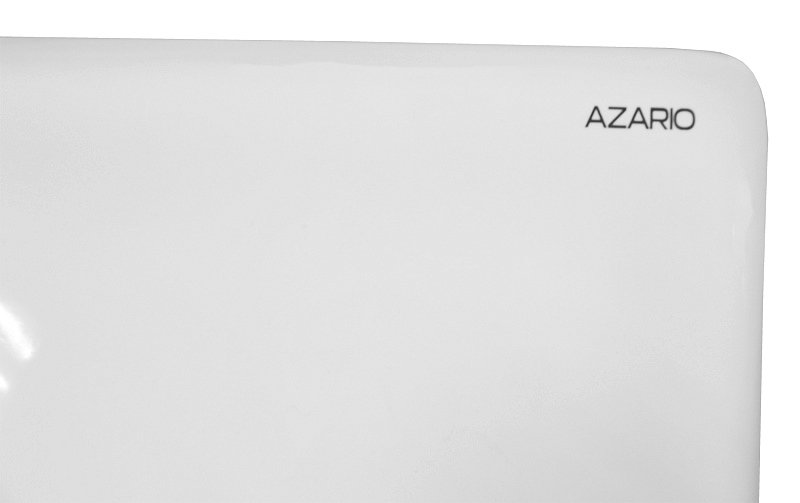 Унитаз-компакт напольный AZARIO Fretta Square AZ-5121, глянцевый белый