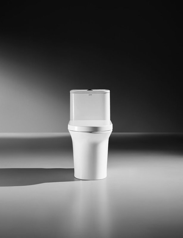Унитаз-моноблок напольный ARROW AB1802H безободковый, крышка-сиденье AB1118-A с микролифтом