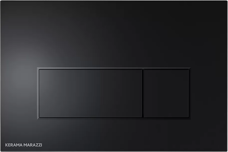 Кнопка смыва для унитаза KERAMA MARAZZI FPS.A.BLK.M пластик, цвет черный мат