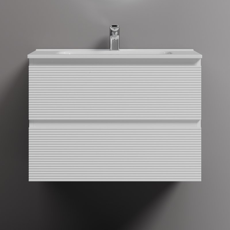 Тумба под раковину Sancos подвесная Folk 2я цв. Bianco FL70W