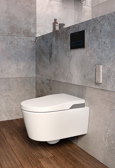 Умный унитаз подвесной Roca Inspira in-wash