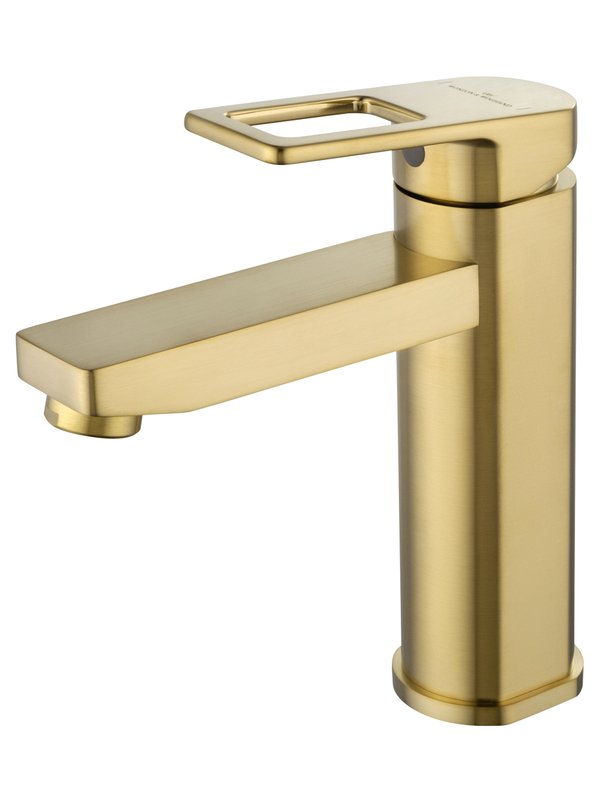 Смеситель для раковины Wonzon & Woghand Frame WW-88139010-BG, брашированное золото