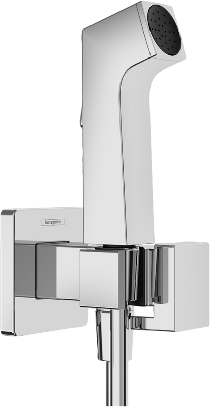 Гигиенический душ Hansgrohe Bidette E 1jet 29233000, со смесителем, C ВНУТРЕННЕЙ ЧАСТЬЮ, хром