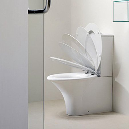 Унитаз-компакт напольный Hatria Sculture Y0FS01 YXXX01 с микролифтом, белый