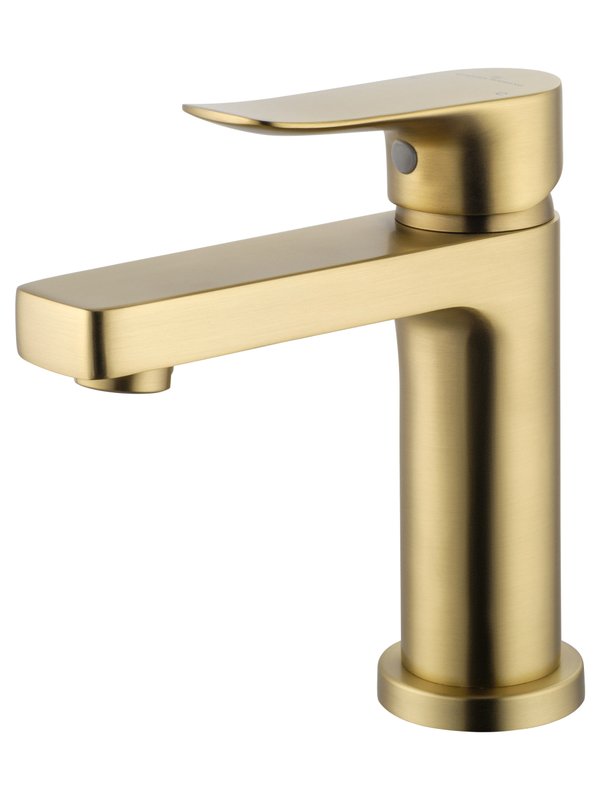 Смеситель для раковины Wonzon & Woghand WW-A40222-BG, брашированное золото