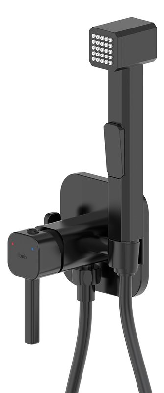 Гигиенический душ IDDIS Axes 004BLS0i08, со смесителем, С ВНУТРЕННЕЙ ЧАСТЬЮ