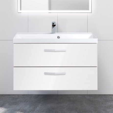 Тумба под раковину без столешницы BelBagno Aurora 90 bianco lucido