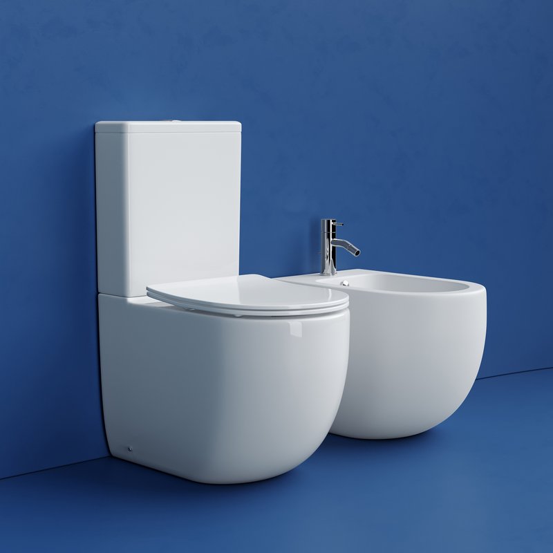 Унитаз-компакт напольный Ceramicanova Metropol CN4001T, смыв торнадо