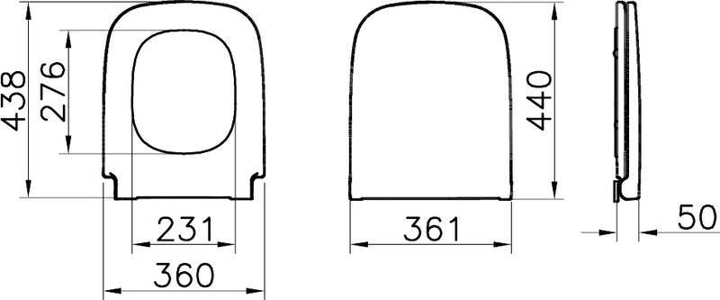 Унитаз подвесной VitrA Berg 5507B003-6280