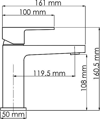 Смеситель для раковины Wasserkraft Abens