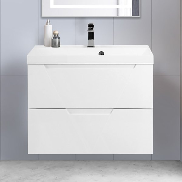 Тумба под раковину без столешницы BelBagno Vittoria 70 подвесная, bianco lucido