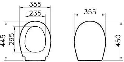 Комплект 4 в 1 VitrA S10