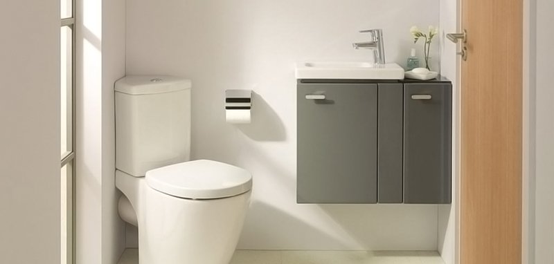 Унитаз-компакт напольный Ideal Standard Connect Arc E803601, бачок E120201