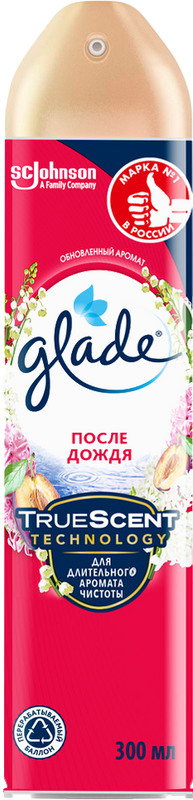 Освежитель воздуха Glade, аэрозоль, после дождя