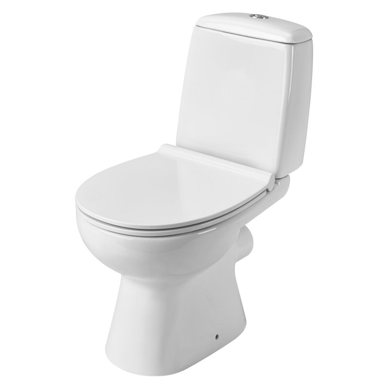 Унитаз-компакт напольный Santek Цезарь 1WH302415, с микролифтом, белый