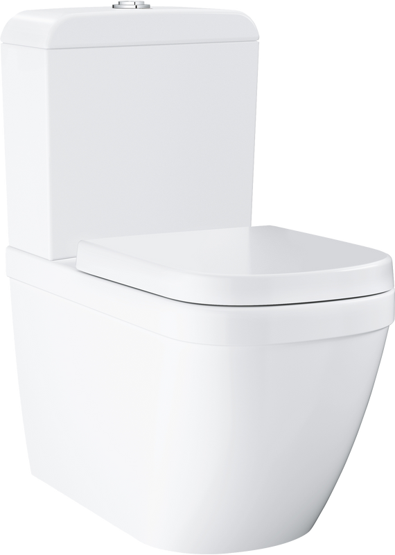 Унитаз-компакт напольный Grohe Euro Ceramic 3933800H подвод снизу, с микролифтом
