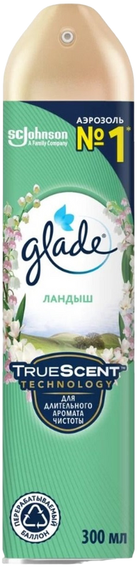 Освежитель воздуха Glade, аэрозоль, ландыш
