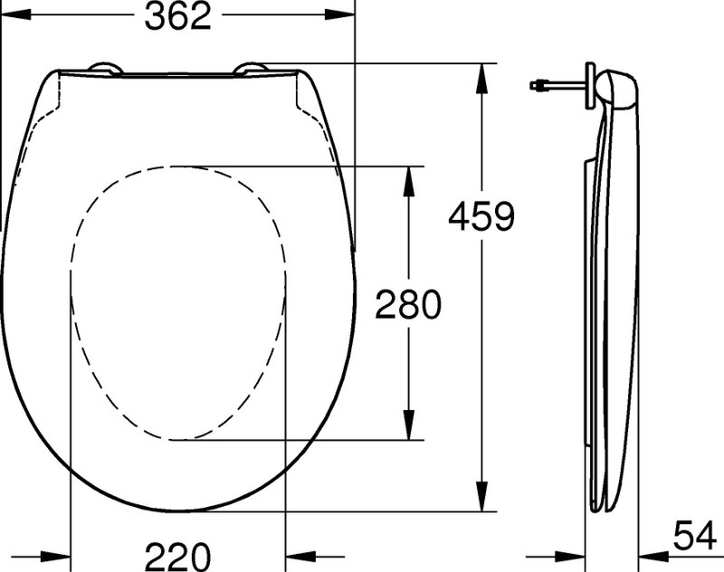Унитаз-компакт напольный Grohe Bau Ceramic 39349000 39437000, матовый белый