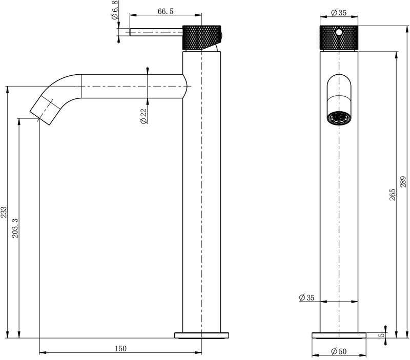 Смеситель для раковины Wonzon & Woghand WW-H1062-CR, хром
