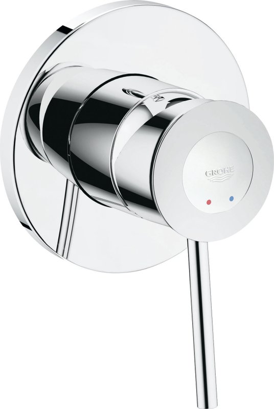 Встраиваемый смеситель для душа и ванны Grohe BauClassic 29048000, С ВНУТРЕННЕЙ ЧАСТЬЮ