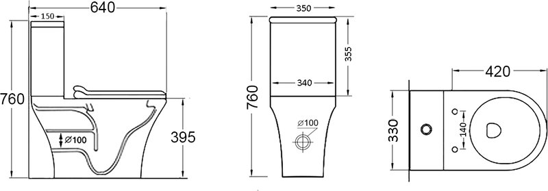 Унитаз-компакт напольный Grossman GR-4443S