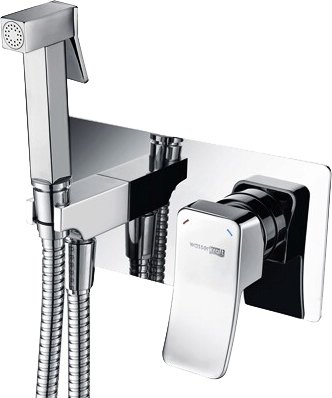 Гигиенический душ Wasserkraft Aller 10638, со смесителем, С ВНУТРЕННЕЙ ЧАСТЬЮ