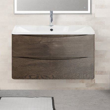 Тумба под раковину без столешницы BelBagno Acqua 100 подвесная, robere nature grigio