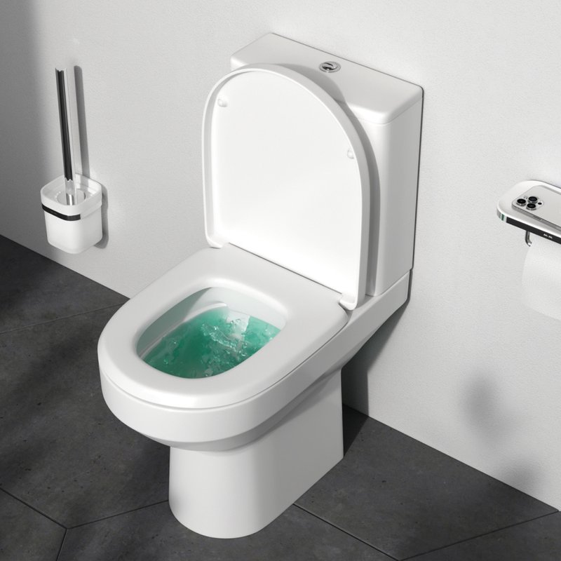 Унитаз-компакт напольный AM.PM Spirit V2.0 C708600WH FlashClean с микролифтом