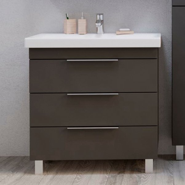 Тумба под раковину без столешницы 1MarKa Gaula 60Н black