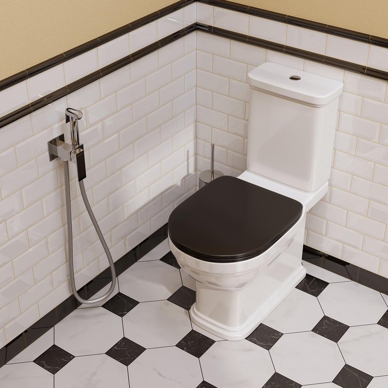 Унитаз-компакт напольный KERAMA MARAZZI Pompei PO.wc.01, с микролифтом
