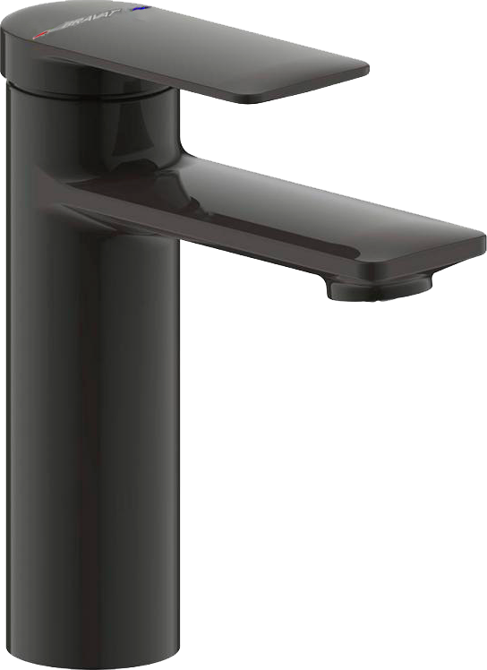 Смеситель для раковины Bravat Eddie F1369402BW-ENG, черный